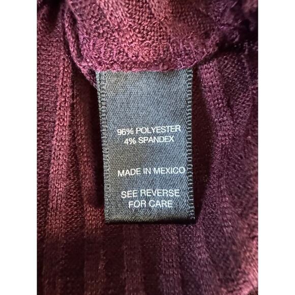 Red by BKE Ribbed Sweater - Burgundy Beauty - M - Picture 7 of 8